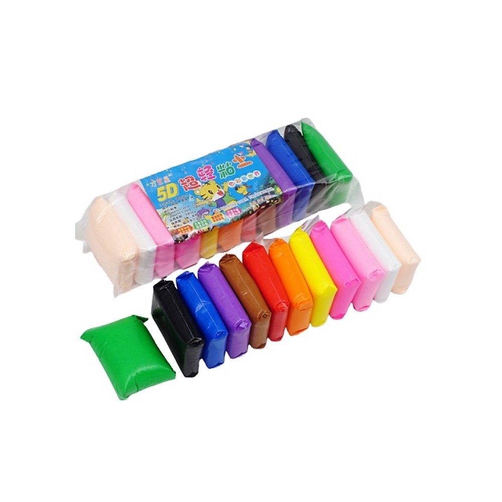 Πλαστελίνες 12 Colors/Set 9D Super Light Clay With 3 Tools - 130 Grams - P-341