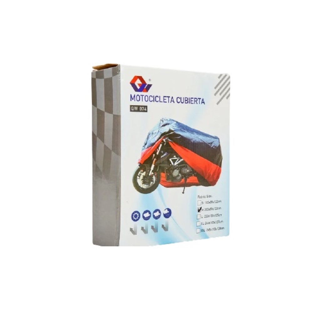Motocicleta cubierta 232x100x125cm