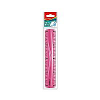 Χάρακας Keyroad Flex 20cm Ροζ