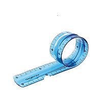 Χάρακας Keyroad Flex 30cm Μπλε