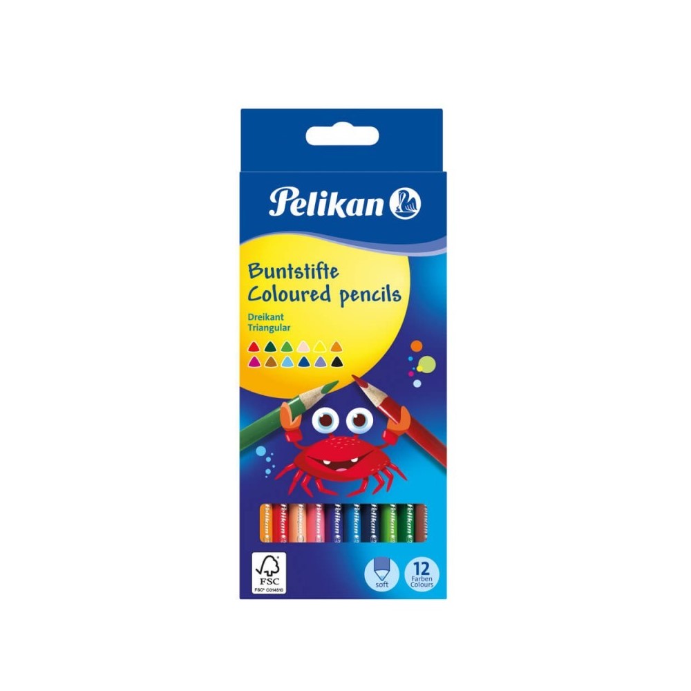 Pelikan Buntstifte Coloured Pencils 12 BD12LN 700115