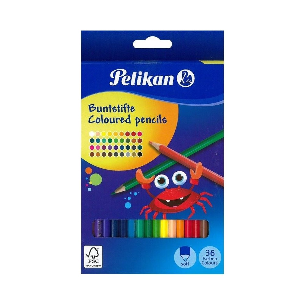 Pelikan Buntstifte Coloured Pencils 36 BS 36LN 700139