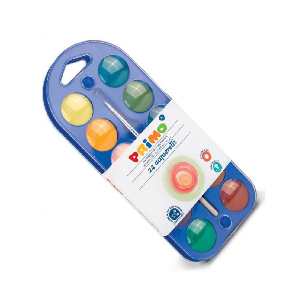 Νερομπογιές Primo Acquerelli 24τεμ 25mm 111A24B