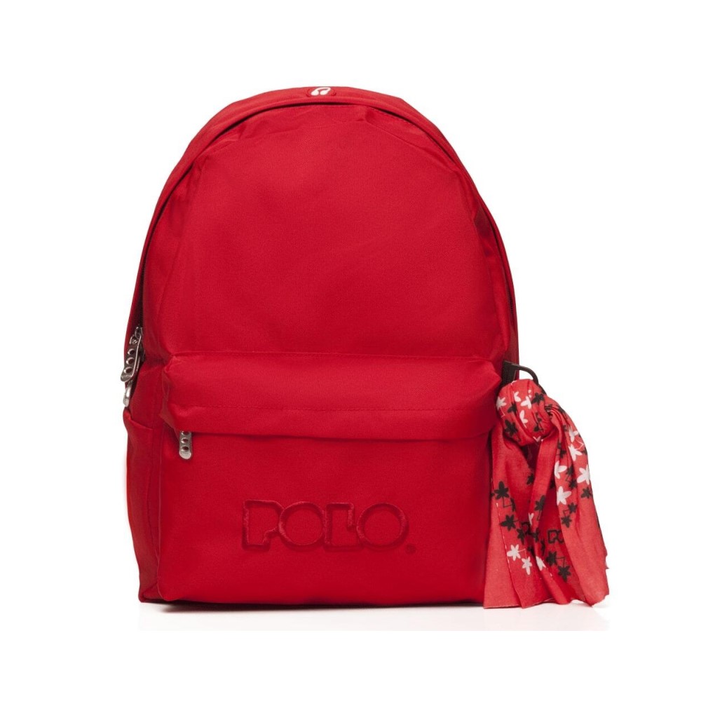 Polo Original 600D Τσάντα Πλάτης 2020 κόκκινη 01-135-03