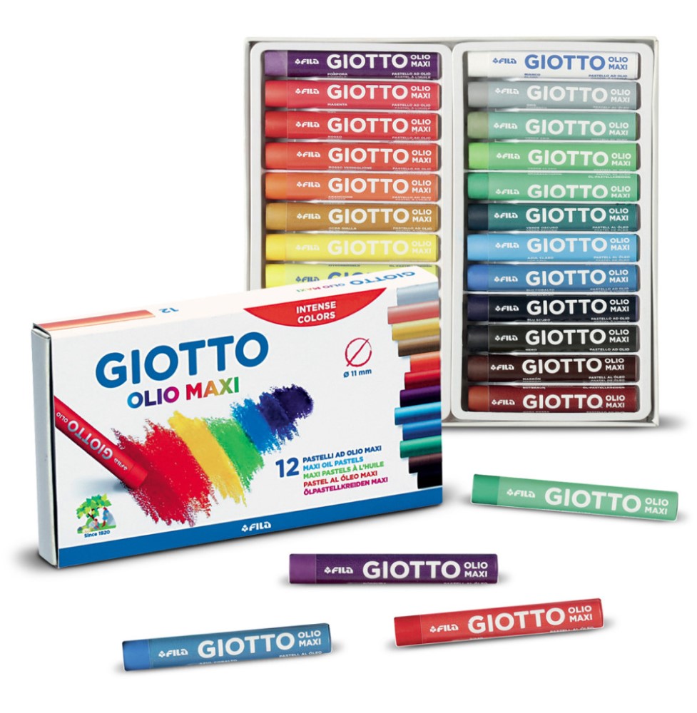 ΠΑΣΤΕΛ GIOTTO OLIO 12τεμ (7cm)