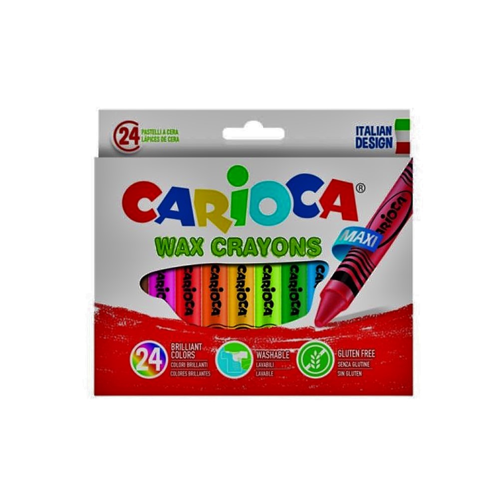 Carioca κηρομπογιές 24τεμ 42390