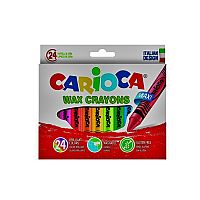 Carioca κηρομπογιές 24τεμ 42390