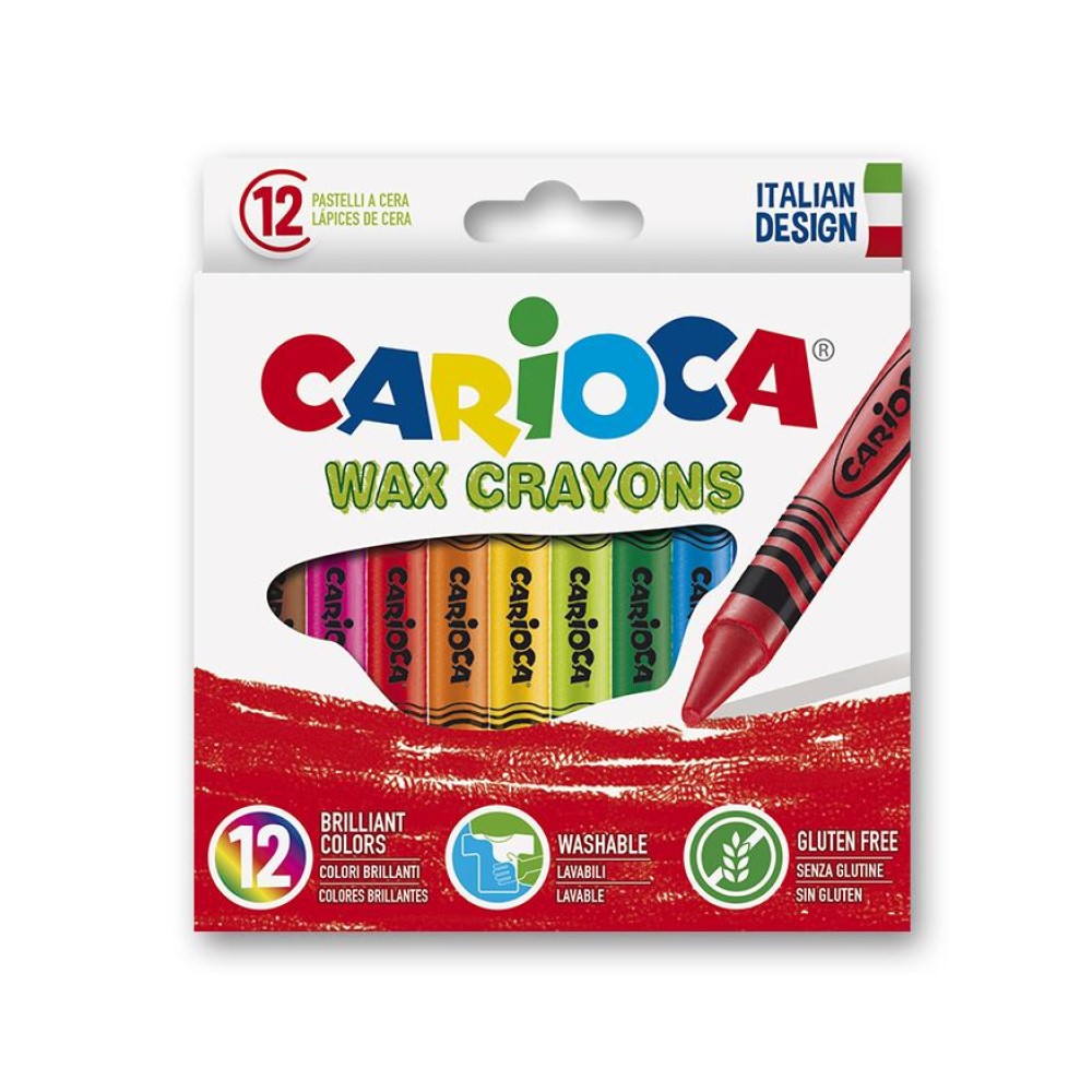 Carioca Κηρομπογιές Extra Smooth 12τεμ 42369