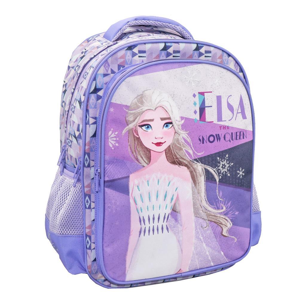 ΤΣΑΝΤΑ ΠΛΑΤΗΣ ΔΗΜΟΤΙΚΟΥ DISNEY FROZEN 2 ELSA THE SNOW QUEEN ΜΕ 3 ΘΗΚΕΣ