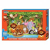 ΠΑΖΛ ΖΩΑ ΤΗΣ ΖΟΥΓΚΛΑΣ LUNA TOYS, 100 ΤΜΧ., 49X36 ΕΚ.