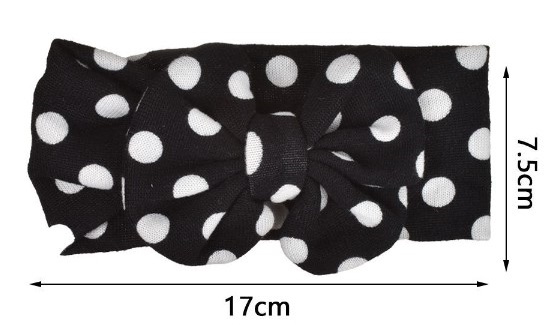 Κορδέλα πουά 7.5cmX17cm