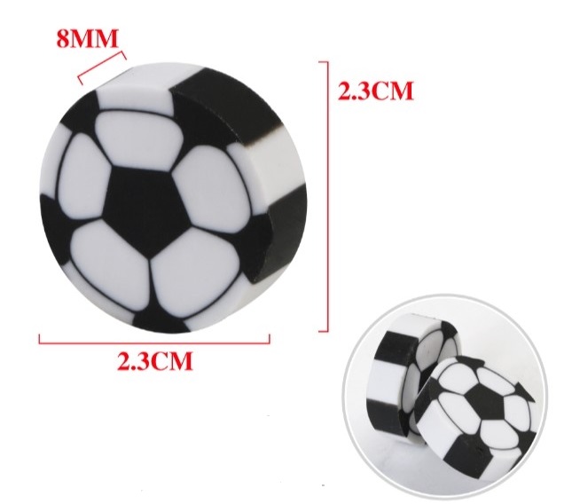 Γόμα σε σχήμα μπάλας ποδοσφαίρου 