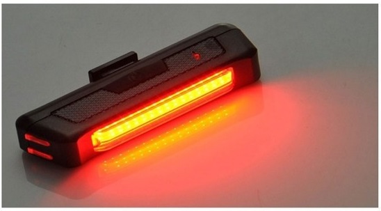 Φως Ποδηλάτου 100 LUMENS ΚΟΚΚΙΝΟ ΧΡΩΜΑ