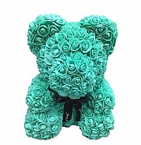 Αρκουδάκι απο τριαντάφυλλα 40 cm βεραμάν