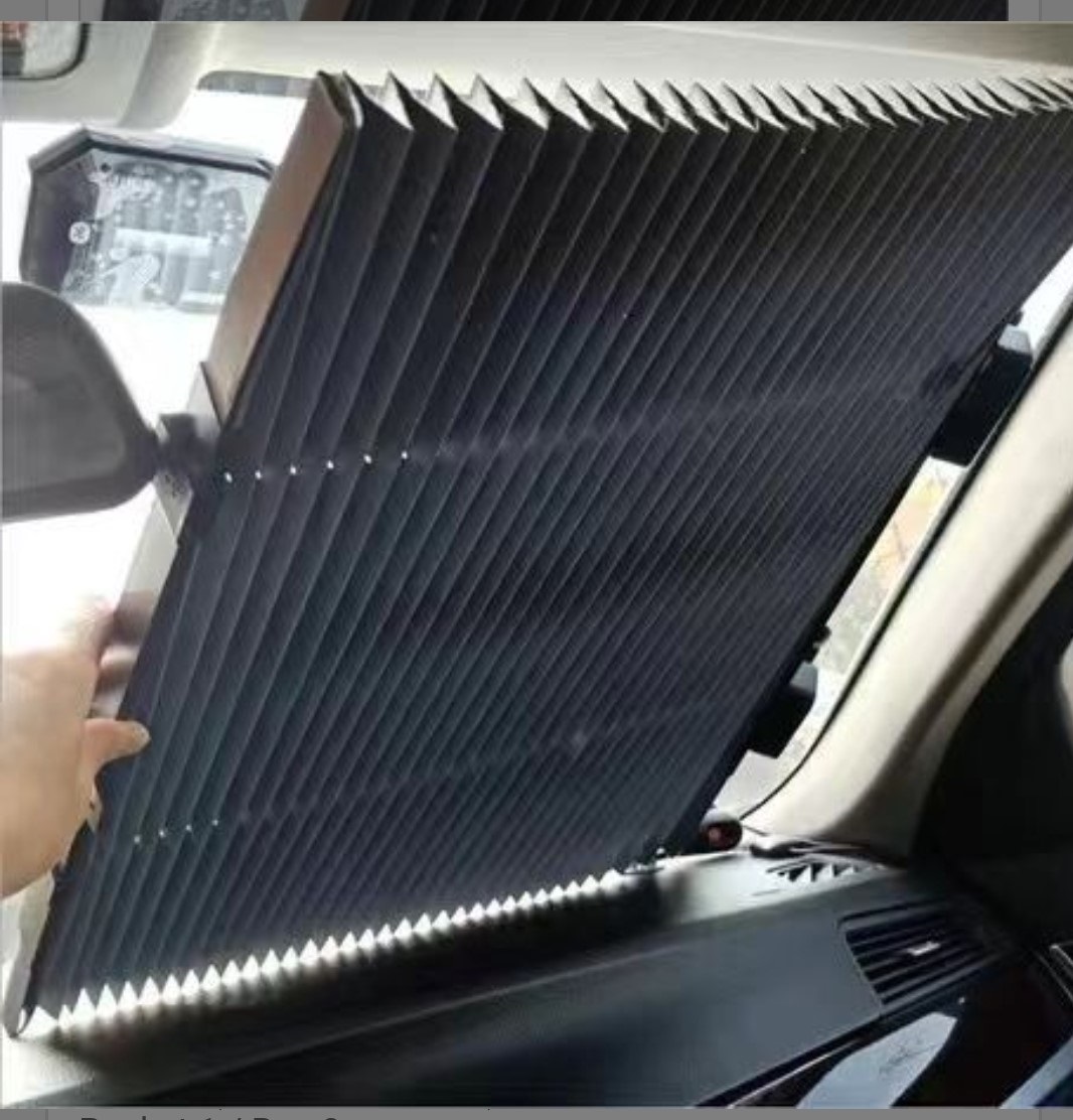 Συρόμενο Σκίαστρο που Κόβεται 70 CM - Ηλιακή Προστασία Παρμπρίζ Αυτοκινήτου (Κουρτίνα)