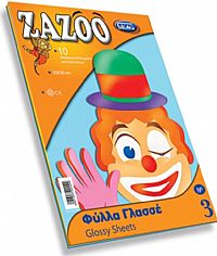 Skag Μπλοκ Γλασέ Zazoo No 3 Πολύχρωμο 25x35cm 10φύλλα