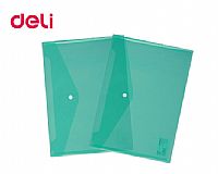 DELI ΦΑΚΕΛΟΣ ΚΟΥΜΠΙ PP Α4 ΔΙΑΦΑΝΟ ΠΡΑΣΙΝΟ