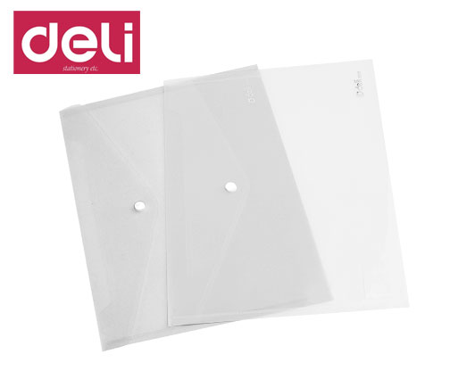 DELI ΦΑΚΕΛΟΣ ΚΟΥΜΠΙ PP Α4 ΔΙΑΦΑΝΟ 