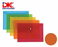 DATA KING ΦΑΚΕΛΟΣ ΚΟΥΜΠΙ Α5 ΔΙΑΦΑΝΟ  ΠΟΡΤΟΚΑΛΙ