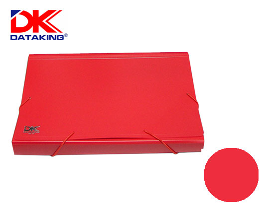 DATA KING ΦΑΚΕΛΟΣ ΛΑΣΤΙΧΟ 12 ΘΕΣΕΩΝ Α4 ΚΟΚΚΙΝΟ