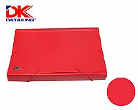 DATA KING ΦΑΚΕΛΟΣ ΛΑΣΤΙΧΟ 12 ΘΕΣΕΩΝ Α4 ΚΟΚΚΙΝΟ