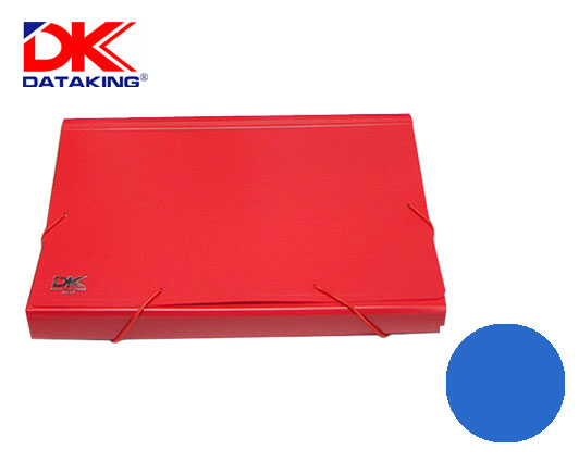 DATA KING ΦΑΚΕΛΟΣ ΛΑΣΤΙΧΟ 12 ΘΕΣΕΩΝ Α4 ΜΠΛΕ