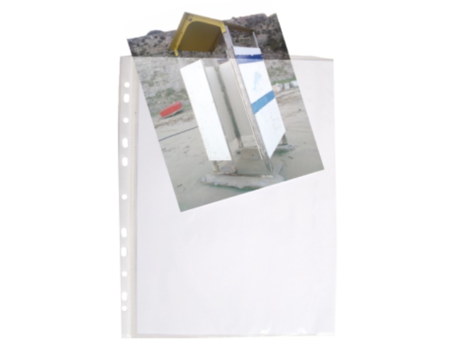 ΖΕΛΑΤΙΝΗ BLACK RED Α4 PP ΜE ΤΡΥΠΕΣ 0,30mm