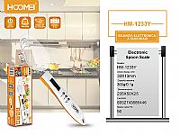 Hoomei HM-1233Y Αναλογική Ζυγαριά Κουζίνας 0.3kg Yellow