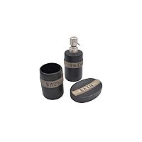 Dispenser BATH ΣΕΤ 3τεμ μαύρο