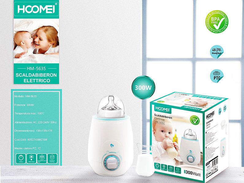 Ηλεκτρικός Θερμαντήρας Μπιμπερό & Βρεφικής Τροφής HM-5635