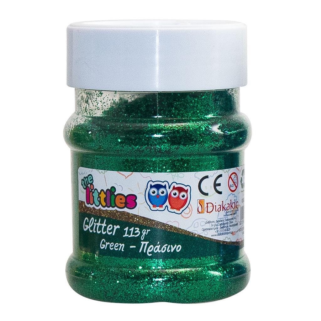 ΧΡΥΣΟΣΚΟΝΗ GLITTER THE LITTLIES ΠΡΑΣΙΝΗ 113 ΓΡ.