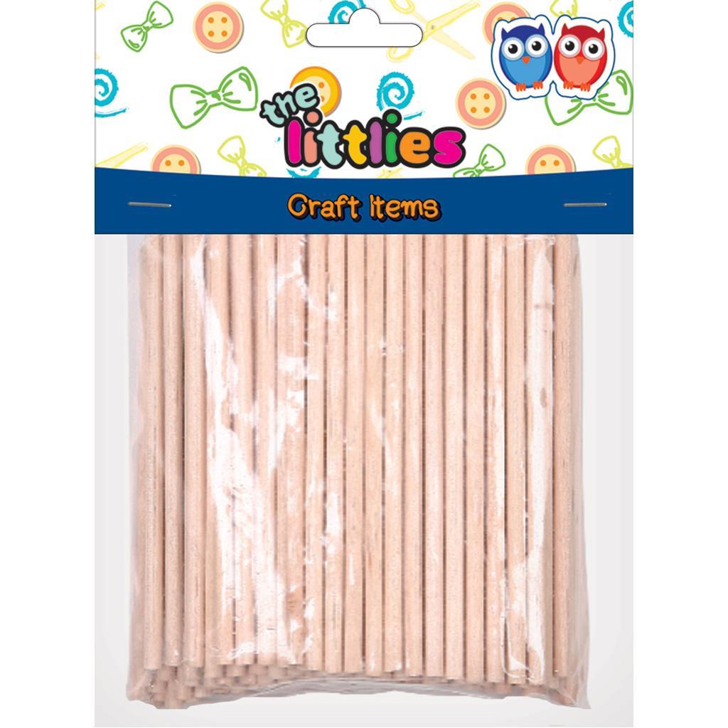 ΞΥΛΑΚΙΑ ΚΥΛΙΝΔΡΙΚΑ ΧΕΙΡΟΤΕΧΝΙΑΣ THE LITTLIES 4X100MM 100 ΤΜΧ.