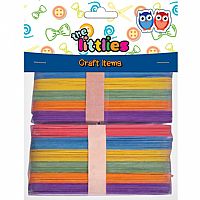 ΞΥΛΑΚΙΑ ΧΡΩΜΑΤΙΣΤΑ ΧΕΙΡΟΤΕΧΝΙΑΣ THE LITTLIES 150MM 80 ΤΜΧ.