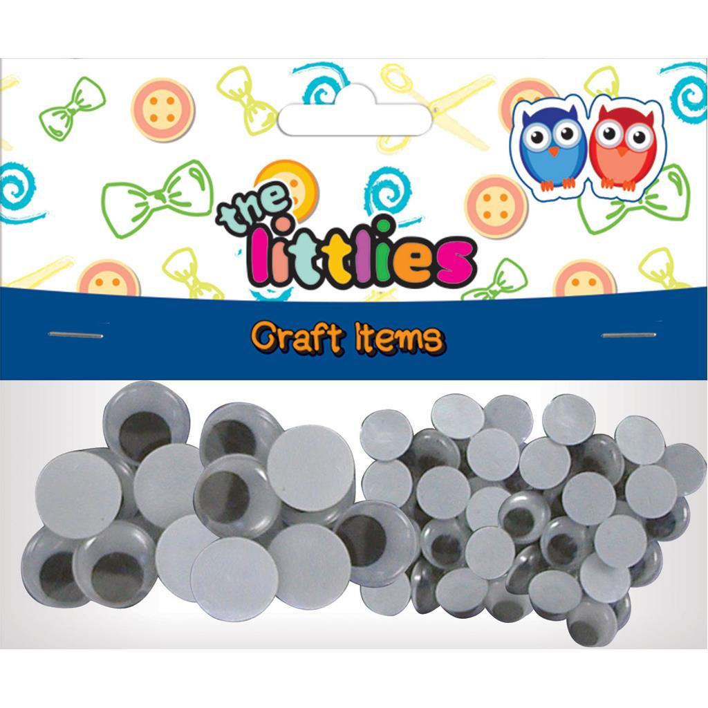 ΜΑΤΑΚΙΑ ΚΙΝΟΥΜΕΝΑ ΣΤΡΟΓΓΥΛΑ 20X15MM-20X20MM 40TEM THE LITTLIES