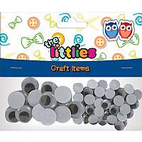 ΜΑΤΑΚΙΑ ΚΙΝΟΥΜΕΝΑ ΣΤΡΟΓΓΥΛΑ 20X15MM-20X20MM 40TEM THE LITTLIES