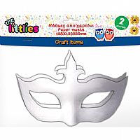 ΜΑΣΚΑ ΠΡΟΣΩΠΟΥ ΧΕΙΡΟΤΕΧΝΙΑΣ THE LITTLIES ΧΑΡΤΙΝΗ 198X130X65MM 2 ΤΜΧ.