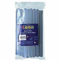 ΜΠΑΡΕΣ ΣΙΛΙΚΟΝΗΣ LUNA ΔΙΑΦΑΝΕΙΣ 11MM-19CM 24 ΤΜΧ