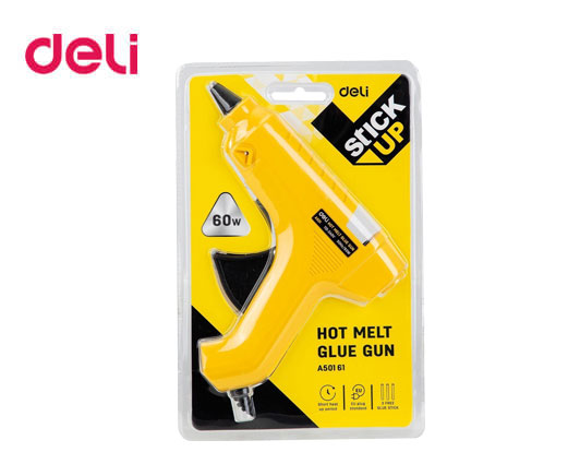 DELI ΠΙΣΤΟΛΙ ΗΛΕΚΤΡΙΚΟ ΣΙΛΙΚΟΝΗΣ ΓΙΑ ΘΕΡΜΟΚΟΛΛΗΣΗ 20mm & 3 ΑΝΤΑΛΛΑΚΤΙΚΑ BLISTER 4Τ STICK UP