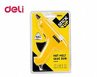 DELI ΠΙΣΤΟΛΙ ΗΛΕΚΤΡΙΚΟ ΣΙΛΙΚΟΝΗΣ ΓΙΑ ΘΕΡΜΟΚΟΛΛΗΣΗ 20mm & 3 ΑΝΤΑΛΛΑΚΤΙΚΑ BLISTER 4Τ STICK UP