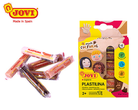 JOVI ΠΛΑΣΤΕΛΙΝΗ ΧΑΡΤΙΝΟ ΚΟΥΤΙ 15gr MULTI CULTURAL 6ΧΡ ΑΣΣΟΡΤΙ