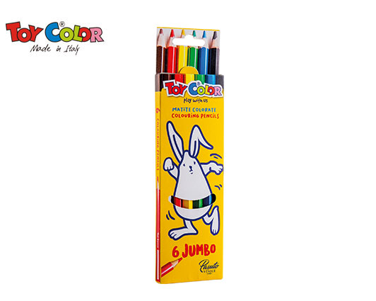 TOY COLOR ΚΡΑΙΓΙΟΝ (ΞΥΛΟΜΠΟΓΙΕΣ) 6 ΧΡΩΜΑΤΑ ΧΟΝΔΡΟ