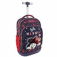 ΣΧΟΛΙΚΗ ΤΣΑΝΤΑ ΤΡΟΛΕΪ ΔΗΜΟΤΙΚΟΥ DISNEY MINNIE MOUSE CUTE IS A LIFESTYLE MUST 3 ΘΗΚΕΣ