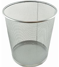 Καλάθι αχρήστων SILVER 26Rx28εκ.