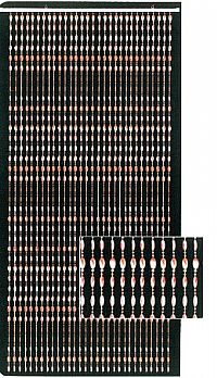 Κουρτίνα πόρτας ΚΡΥΣΤΑΛΛΑΚΙ 100Χ220/80ΡΙΓΕΣ