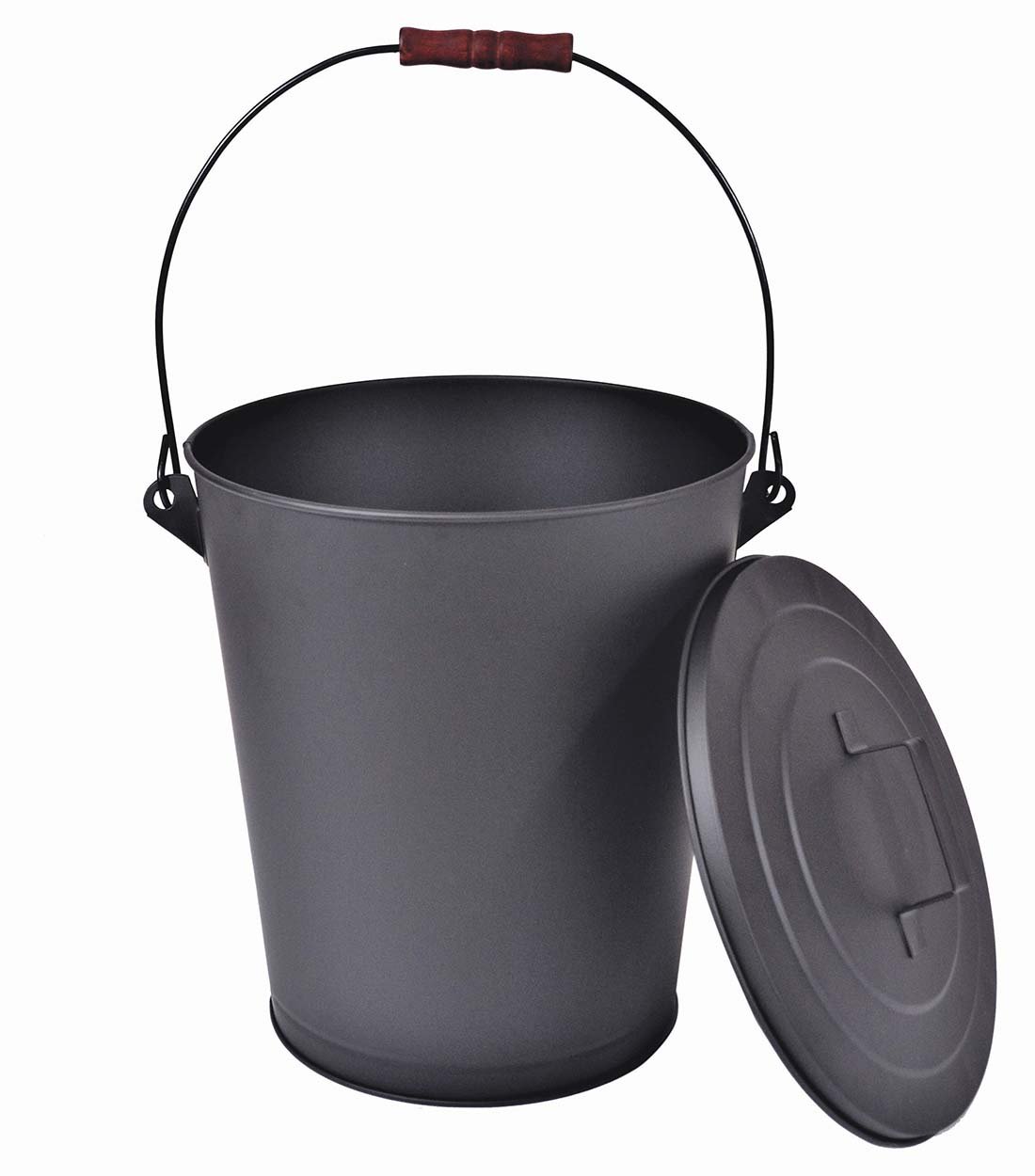 Κουβάς μεταλλικός μαύρος 9λιτ.