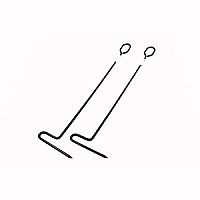 Μπαστούνι τζακιού 65cm