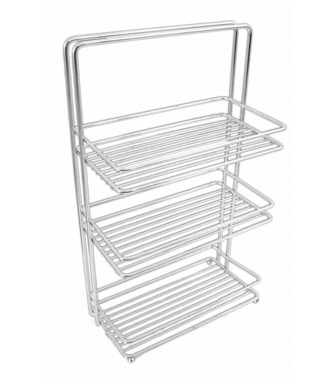 Εταζέρα 3όροφη μεταλλική ΙΣΙΑ 30x12x57