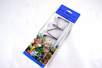 Κλίπς για τραπεζομάντηλα ΙΝΟΞ σετ 4τμχ