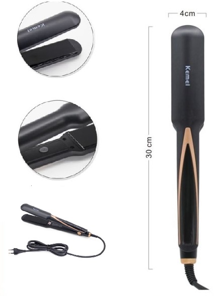 Kemei KM-2211 Επαγγελματική Πρέσα Μαλλιών με Κεραμικές Πλάκες