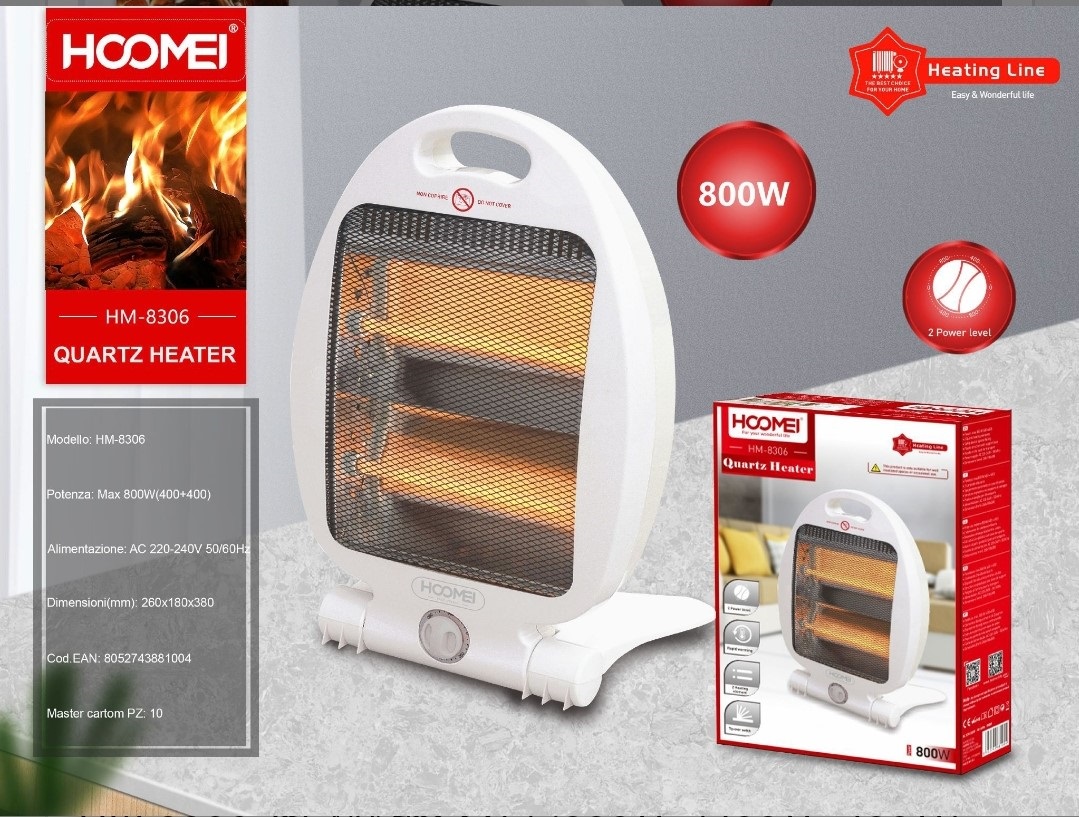 Hoomei HM-8306 Σόμπα Χαλαζία 800W